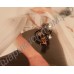 Кольцо pearl rose open ring